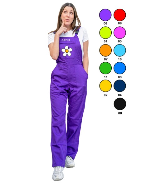 PANTALÓN CON PETO MAESTRA