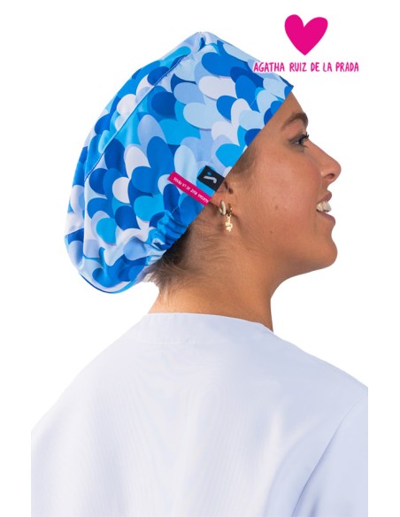 GORRO CIRUJANO GOMA AGATHA CUORE AZUL