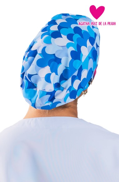 GORRO CIRUJANO GOMA AGATHA CUORE AZUL