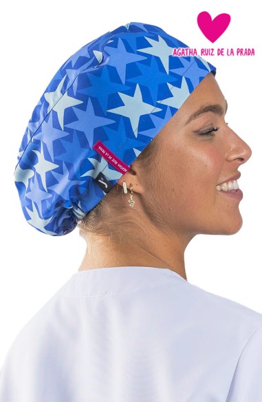 CAPPELLO CHIRURGO GOMMA AGATHA AQUILONI BLU