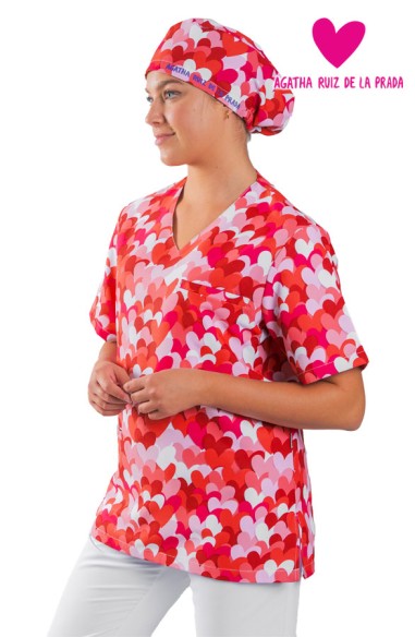 BLUSA UNISEX MICROFIBRA AGATHA CUORE...