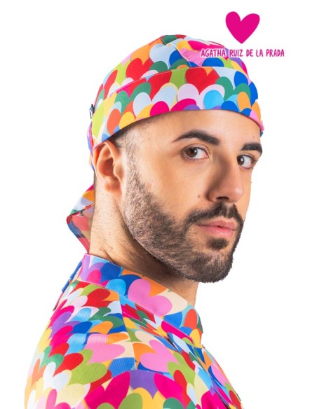 BANDANA PIRATA  ALGODÓN AGATHA CUORE MULTICOLOR