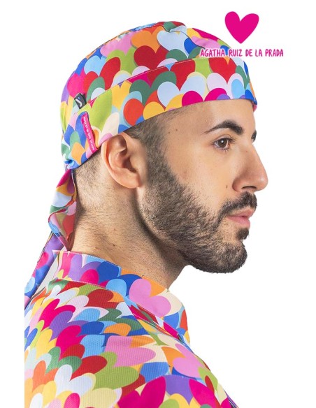 BANDANA PIRATA  ALGODÓN AGATHA CUORE MULTICOLOR