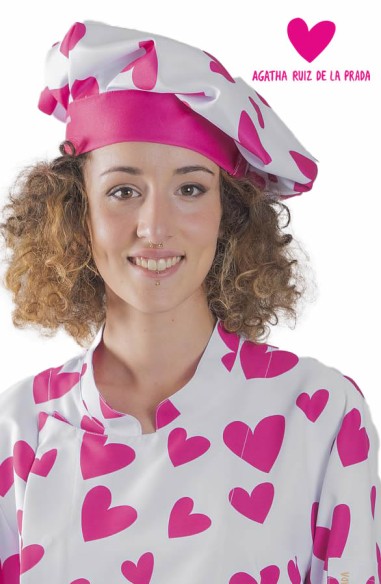 CAPPELLO CHEF AGATHA CUORE ROSA