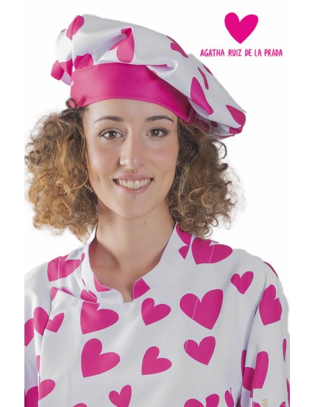 GORRO CHEF AGATHA CUORE ROSA