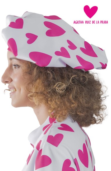 GORRO CHEF AGATHA CUORE ROSA