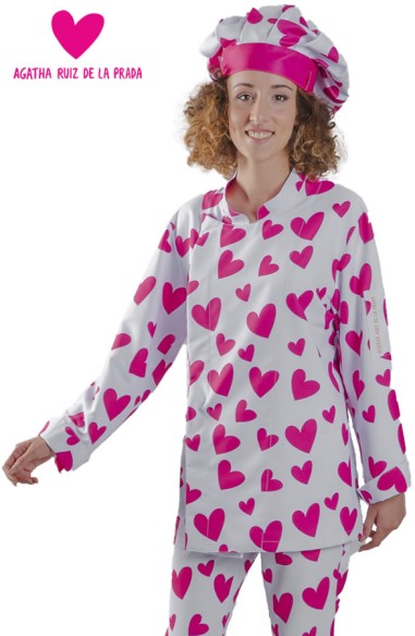 GIACCA DA CUCINA UNISEX AGATHA CUORE...