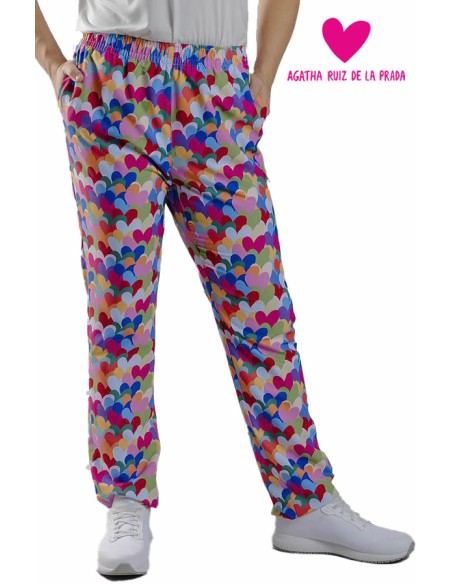 PANTALÓN COCINA ALGODÓN AGATHA CUORE MULTICOLOR