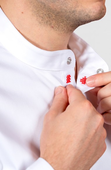 CHAQUETA COCINA UNISEX OSIRIS BLANCO