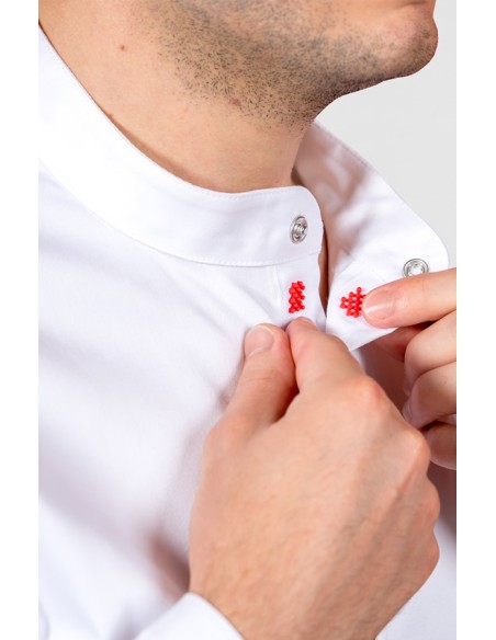 CHAQUETA COCINA UNISEX OSIRIS BLANCO