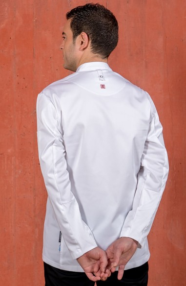 CHAQUETA COCINA UNISEX OSIRIS BLANCO