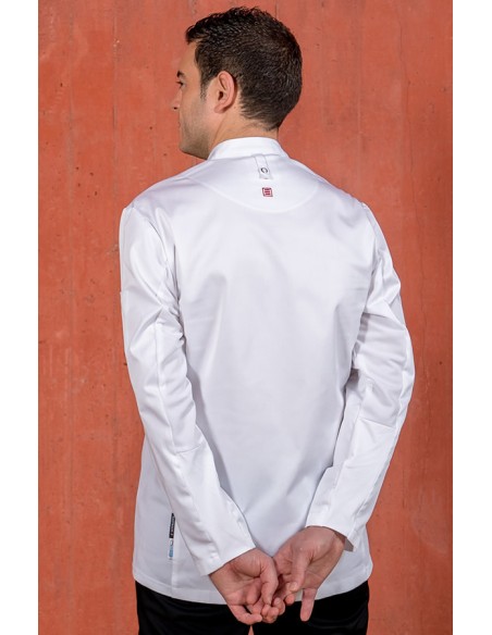 CHAQUETA COCINA UNISEX OSIRIS BLANCO