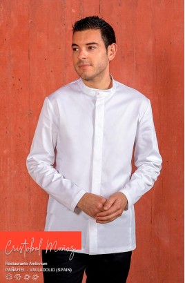 CHAQUETA COCINA UNISEX OSIRIS BLANCO
