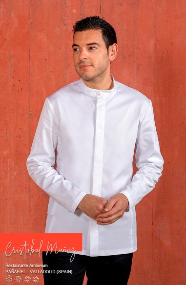 CHAQUETA COCINA UNISEX OSIRIS BLANCO