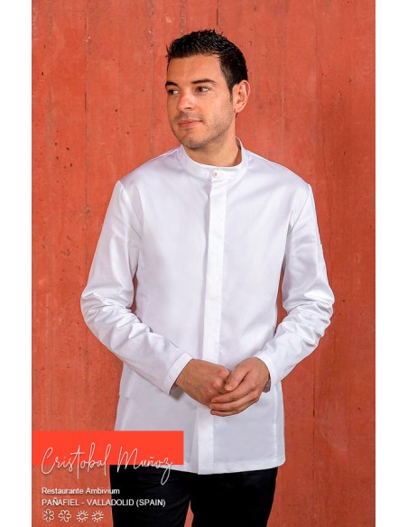 CHAQUETA COCINA UNISEX OSIRIS BLANCO