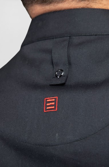CHAQUETA COCINA UNISEX OSIRIS NEGRA