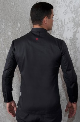 CHAQUETA COCINA UNISEX OSIRIS NEGRA 2