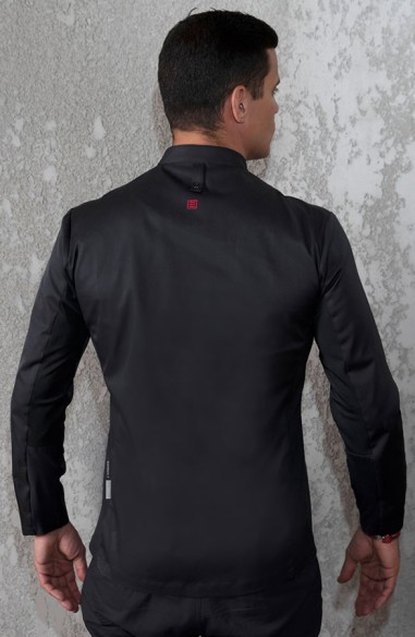 CHAQUETA COCINA UNISEX OSIRIS NEGRA