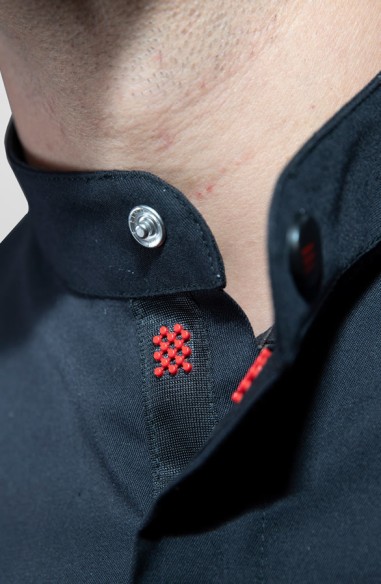 CHAQUETA COCINA UNISEX OSIRIS NEGRA