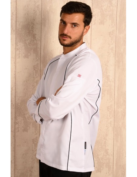 CHAQUETA COCINA UNISEX APIS BLANCA