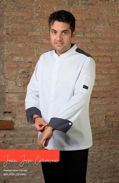 CHAQUETA COCINA HOMBRE HELIOS BLANCA