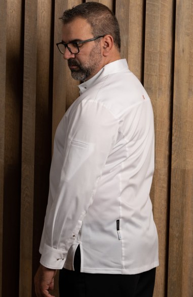 CHAQUETA COCINA UNISEX FORSETI BLANCA