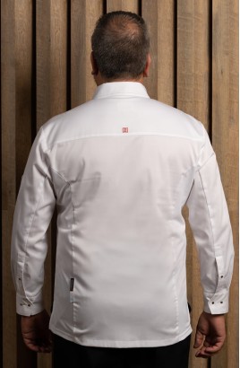 GIACCA CUCINA UNISEX FORSETI BIANCA 2