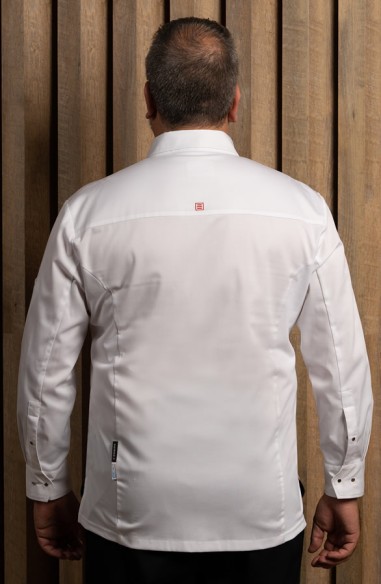 CHAQUETA COCINA UNISEX FORSETI BLANCA
