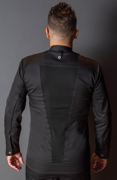 GIACCA CUCINA UNISEX HUBAL NERA