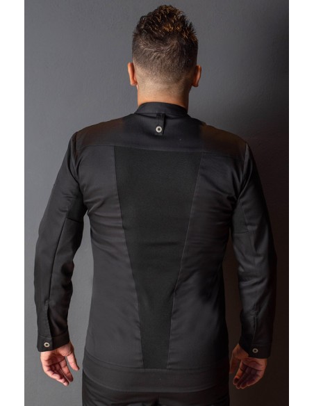 GIACCA CUCINA UNISEX HUBAL NERA