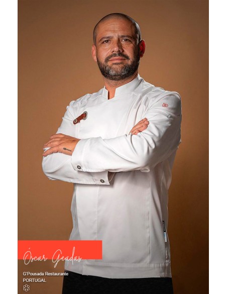 GIACCA CUCINA UNISEX HUBAL BLANCA
