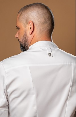 CHAQUETA COCINA UNISEX HUBAL BLANCA 2