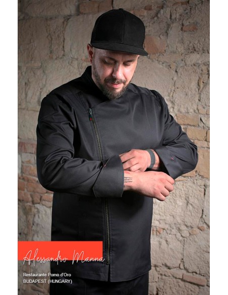 GIACCA CUCINA UNISEX ANUBIS NERA