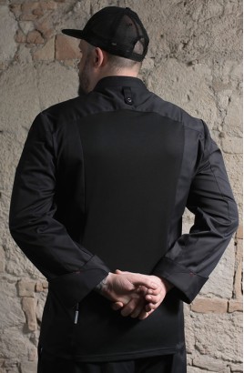 GIACCA CUCINA UNISEX ANUBIS NERA 2