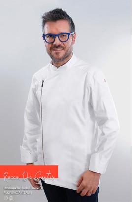 CHAQUETA COCINA UNISEX ANUBIS BLANCA