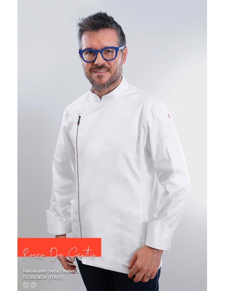 CHAQUETA COCINA UNISEX ANUBIS BLANCA