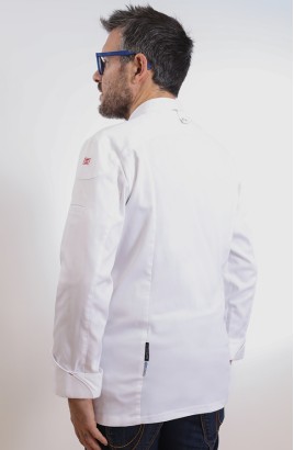 CHAQUETA COCINA UNISEX ANUBIS BLANCA 2