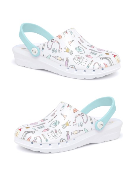ZUECO ODEN FUSION PRINT EEA AQUAMARINA