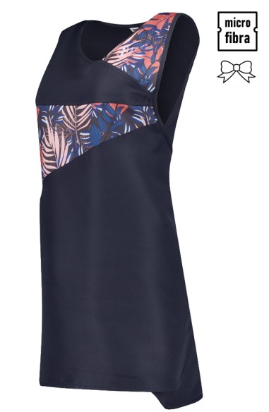 GREMBIULE TASCA ZIP VERBENA NAVY