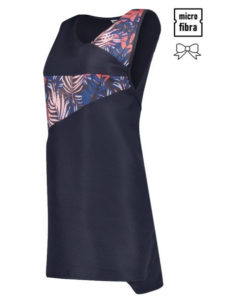 GREMBIULE TASCA ZIP VERBENA NAVY