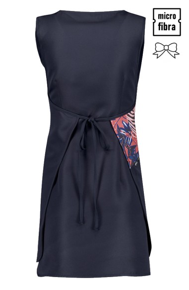 GREMBIULE TASCA ZIP VERBENA NAVY