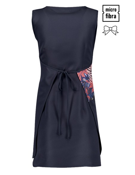 GREMBIULE TASCA ZIP VERBENA NAVY