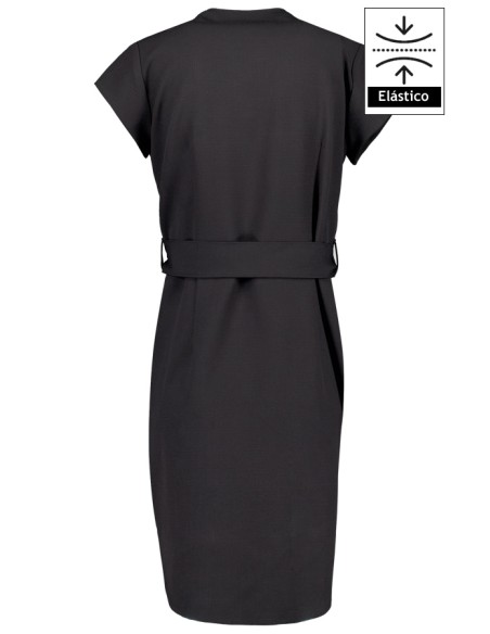 VESTIDO BOTÓN FORRADO VIVAZ