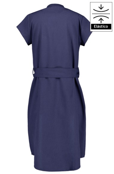 VESTIDO BOTÓN FORRADO VIVAZ