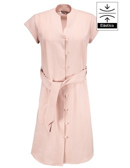 VESTIDO BOTÓN FORRADO VIVAZ