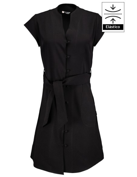 VESTIDO BOTÓN FORRADO VIVAZ