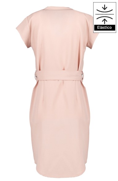 VESTIDO BOTÓN FORRADO VIVAZ