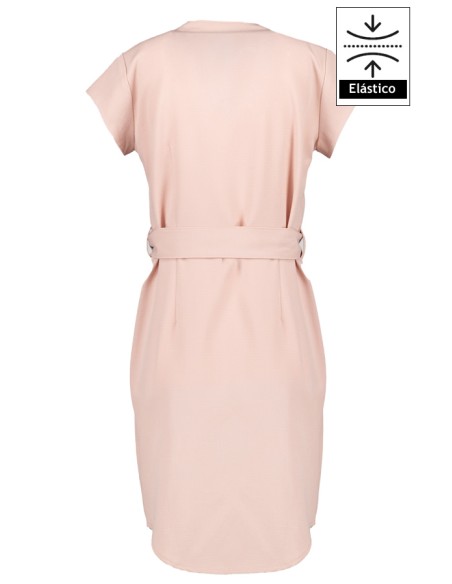 VESTIDO BOTÓN FORRADO VIVAZ