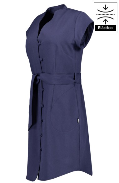 VESTIDO BOTÓN FORRADO VIVAZ