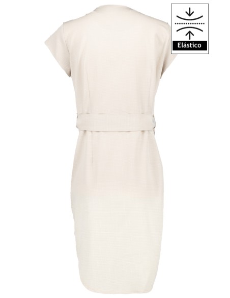 VESTIDO BOTÓN FORRADO VIVAZ